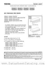 TD62601 datasheet pdf TOSHIBA