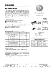 MC14022 datasheet pdf ON Semiconductor