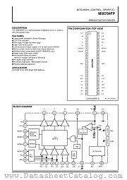 M56784 datasheet pdf Mitsubishi Electric Corporation