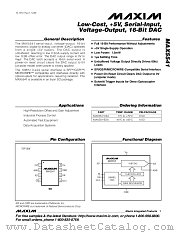 MAX5541ESA datasheet pdf MAXIM - Dallas Semiconductor