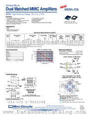 MERA-556 datasheet pdf Mini-Circuits