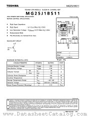 MG25J1BS11 datasheet pdf TOSHIBA