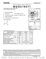MG50J1BS11 datasheet pdf TOSHIBA