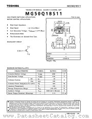 MG50Q1BS11 datasheet pdf TOSHIBA