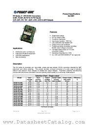 NVD0.1EKK-M6 datasheet pdf Power-One