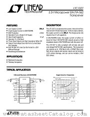 LTC1327CS datasheet pdf Linear Technology