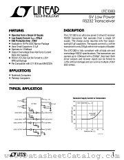 LTC1383CS datasheet pdf Linear Technology