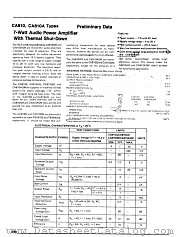 CA810 datasheet pdf RCA Solid State