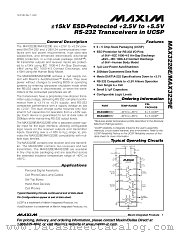 MAX3228E-MAX3229E datasheet pdf MAXIM - Dallas Semiconductor