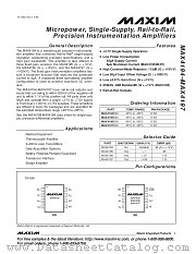 MAX4196ESA datasheet pdf MAXIM - Dallas Semiconductor
