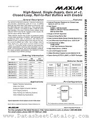 MAX4222EEE datasheet pdf MAXIM - Dallas Semiconductor