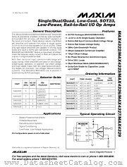 MAX4327EUB datasheet pdf MAXIM - Dallas Semiconductor