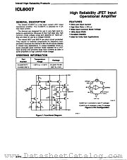 ICL8007 datasheet pdf General Electric Solid State