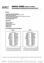 HM9210 datasheet pdf Hualon Microelectronics