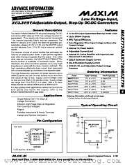 MAX777 datasheet pdf MAXIM - Dallas Semiconductor