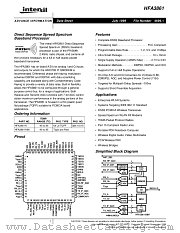 HFA3861 datasheet pdf Intersil