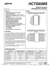 HCTS85KMSR datasheet pdf Intersil