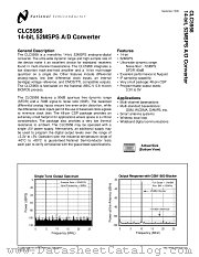 CLC5958PCASM datasheet pdf National Semiconductor