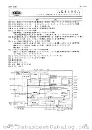 AK8406A datasheet pdf Asahi Kasei Microsystems