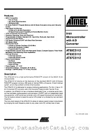 AT87C5112 datasheet pdf Atmel