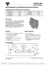 TSOP2230MQ1 datasheet pdf Vishay