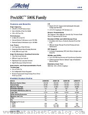 A500K130 datasheet pdf Actel Corp