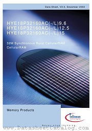 HYE18P32160ACL96 datasheet pdf Infineon