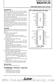 M51977P datasheet pdf Mitsubishi Electric Corporation