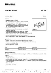 SDA9257 datasheet pdf Siemens