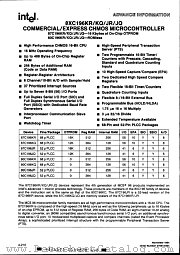 TN80C196XX datasheet pdf Intel