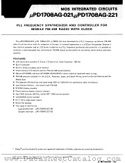 UPD1708AG-X21 datasheet pdf NEC