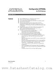 EPC2XXX datasheet pdf Altera Corporation