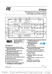 STV82X6 datasheet pdf ST Microelectronics