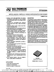 STI3520A datasheet pdf ST Microelectronics
