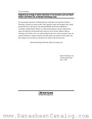 H8/3002 datasheet pdf Hitachi Semiconductor