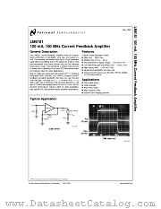 LM6181AIM-8 datasheet pdf National Semiconductor