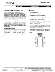 CDP68HC68P1E datasheet pdf Intersil