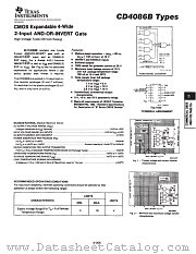 CD4086 datasheet pdf Texas Instruments