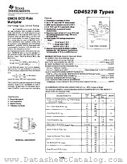 CD4527 datasheet pdf Texas Instruments