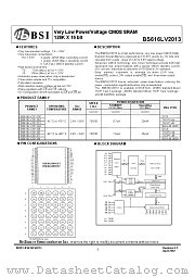 BS616LV2013AI datasheet pdf Brilliance Semiconductor