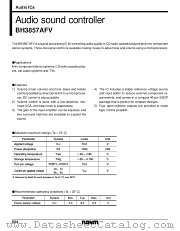 BH3857 datasheet pdf ROHM