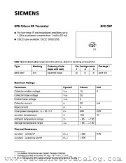 BFQ29 datasheet pdf Siemens