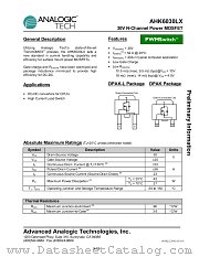 AHK6030LX datasheet pdf ANALOGIC TECH
