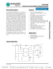 AAT3680IKS-4.2-T1 datasheet pdf ANALOGIC TECH