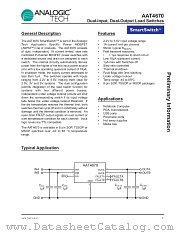 AAT4670IAS-B1 datasheet pdf ANALOGIC TECH