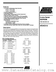 24C512 datasheet pdf Atmel