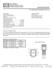 AS4429CP datasheet pdf Alpha Industries Inc