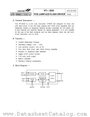 HT-2050 datasheet pdf Holtek Semiconductor