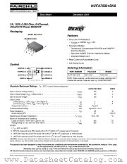 HUFA75831SK8 datasheet pdf Fairchild Semiconductor