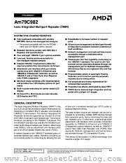 AM79C982-4JC datasheet pdf Advanced Micro Devices